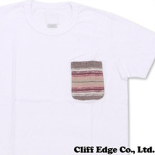visvim Zushi Marina Exclusive BLANCKET POCKET TEE WHITE/MUD画像