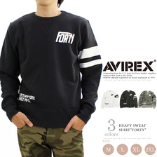 AVIREX FORTY HEAVY SWEAT SHIRT 6153498画像