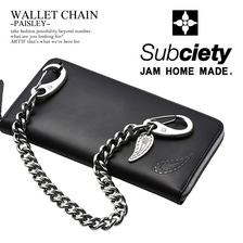 Subciety &times; JAM HOME MADE Paisley Wallet Chain 10317画像