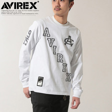 AVIREX L/S LETTERED TEE 6153500画像