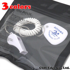 the POOL aoyama SWIMMING WHISTLE KEY RING画像