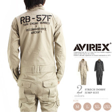AVIREX STRETCH DOBBY JUMP SUIT 6156084画像