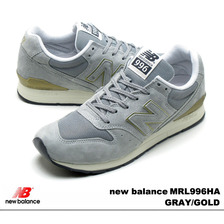 new balance MRL996 HA GRAY/GOLD画像