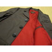 SKULL JEANS by an Alchemist Goat Leather Half Coat -Klaus- FAB003-7画像