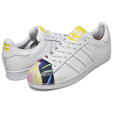 adidas &times; Pharrell Williams SUPERSTAR SUPERSHELL ftwwht/ftwwht/yellow S83356画像
