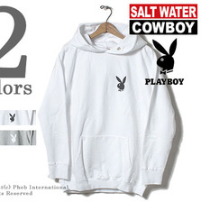 SALTWATER COWBOY &times; PLAYBOY ラビット プリントスウェットパーカー CBS07画像