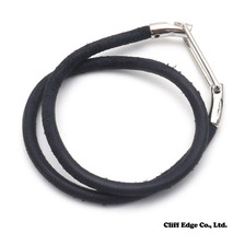 UNDERCOVER 丸レザーカラビナブレス BLACK画像