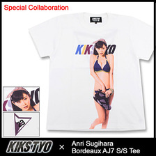 KIKS TYO &times; Anri Sugihara Bordeaux AJ7 S/S Tee Special Collaboration KT1504ANRI-06画像