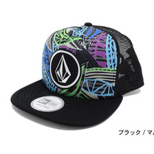 VOLCOM &times; NEW ERA Coast Print 9 Fifty Mesh Cap D5511515画像