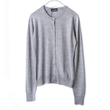 JOHN SMEDLEY PANSY crew neck cardigan画像