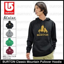BURTON Classic Mountain Pullover Hoodie 137741画像