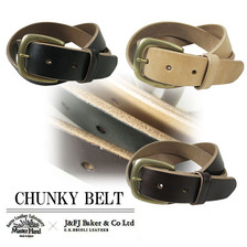 BARNS ブライドルレザーベルト チャンキーモデル LE-4046画像