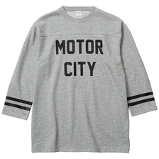 FUCT SSDD MOTOR CITY FOOTBALL TEE (GRAY) 7702画像