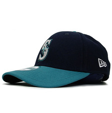 NEW ERA SEATTLE MARINERS 6-PANEL CAP NAVYxTEAL MLNESMN070画像