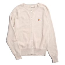 MAISON KITSUNE Angora R-Neck Cardigan画像
