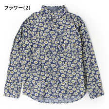 go slow caravan ラグラン フラワー シャツ 331602画像