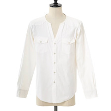 The Letters Parachute Cross Cutting Western Shirt FW15-LS002B画像