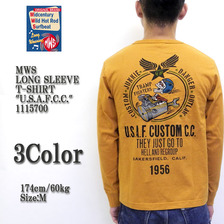 MWS LONG SLEEVE T-SHIRT "U.S.A.F.C.C." 1115700画像