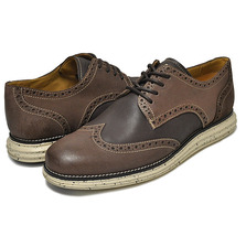 COLE HAAN LUNARGRAND LONG. WING TIP chstnt/dk roast C13958画像