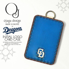 ojaga design &times; DRAGONS INITIAL LOGO CARD CASE OJ-DRAGONS-007画像