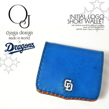 ojaga design &times; DRAGONS INITIAL LOGO SHORT WALLET OJ-DRAGONS-011画像