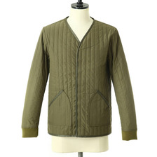 TALKING ABOUT THE ABSTRACTION No Collar Quilting Jacket RA-A-003画像