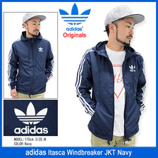 adidas Originals Itasca Windbreaker JKT Navy AB7490画像