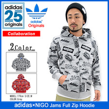 adidas Originals &times; NIGO Jams Full Zip Hoodie AB1551/AB1552画像