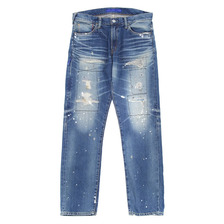 DENIM BY VANQUISH & FRAGMENT five year wash wide straight denim pants VFP1043画像