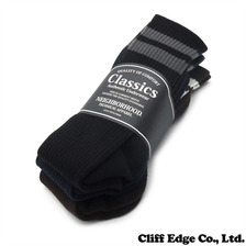 NEIGHBORHOOD CLASSIC 3PAC/CE-LONG SOCKS画像