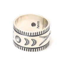 hobo Desert Flower Silver RING WIDE by STANLEY PARKER HB-A2206画像