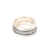 hobo Desert Flower Silver RING NARROW by STANLEY PARKER HB-A2204画像