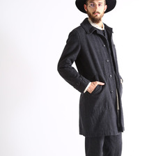 GOLD COTTON / WOOL HERRINGBONE WORK COAT GL13380画像