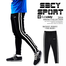 Subciety SPORT SKINNY JERSEY PANTS-THE BASE- 40052画像