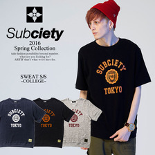 Subciety SWEAT S/S-COLLEGE- 10342画像