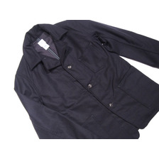 POST OVERALLS #2129 OK42 WOOL FLANNEL JACKET/navy画像