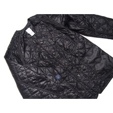 POST OVERALLS #2126 DV NYLON QUILT JACKET/black画像