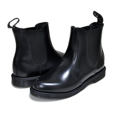 Dr.Martens KENSINGTON FLORA CHELSEA BOOT POLISHED SMOOTH BLACK 14649001画像