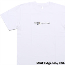 SACAI &times; Fragment Design SACAI(NOT SACAI)TEE TYPE_A WHITE画像