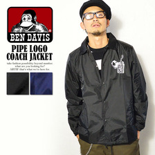 BEN DAVIS PIPE LOGO COACH JACKET Z-5780015画像
