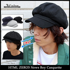 HTML ZERO3 News Boy Casquette HED244画像