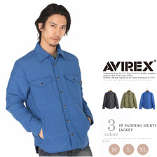 AVIREX PP PADDING SHIRTS JACKET 6152190画像