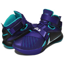 NIKE LEBRON SOLDIER IX "Summit Lake Hornets" c.ppl/wht-blk-bl lgn 749417-510画像