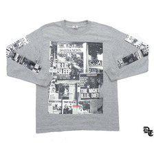 DREAM TEAM READY TO DIE L/S TEE GREY画像