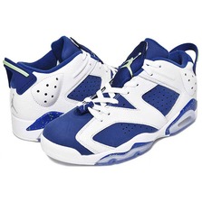 NIKE AIR JORDAN 6 RETRO LOW WHITE/GHOST GREEN-INSIGNIA BLUE 304401-106画像