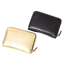 J&M DAVIDSON SMALL ZIP PURSE-GRAIN LEATHER 5259画像