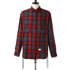 MAGIC STICK OVER SIZE LACE UP NEL画像
