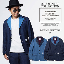 CRIMIE DENIM 3 BUTTONS JK C1E7-JK01画像
