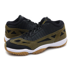 NIKE AIR JORDAN 11 RETRO LOW BLK/MLT GRN-GM YLLW-INFRRD 23 306008-013画像
