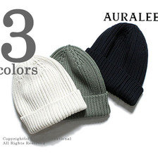 AURALEE ウールカシミア ニットキャップ A5AK07RK画像